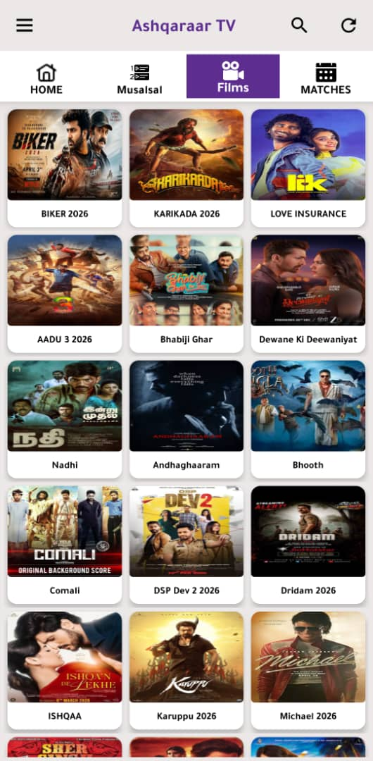 Ashqaraar TV films section